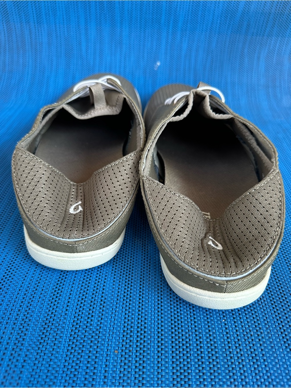 OluKai Nohea Moku Men's No Tie Boat Shoes Size 11 Color Clay/Tapa - Picture 8 of 12